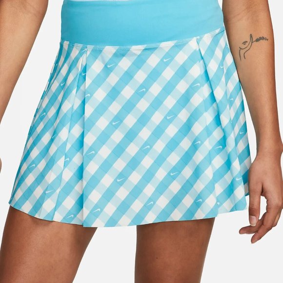 NWT $80 NIKE Women XL Dri-FIT Club Printed Swoosh LOGO Tennis Skirt Skort Shorts - Picture 4 of 11